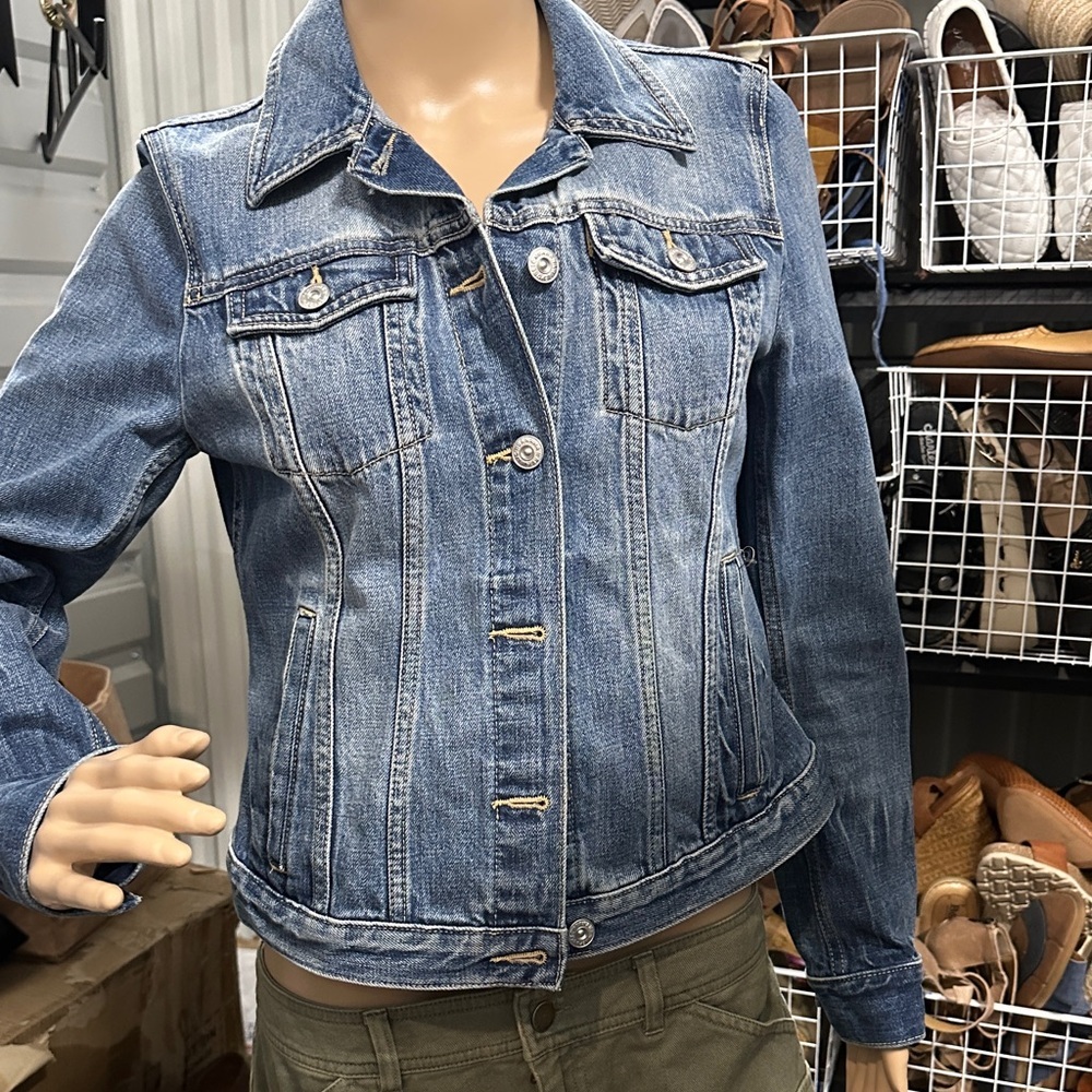 Banana Republic Blue Denim Jean Jacket
